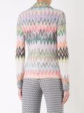 zig-zag pattern blazer