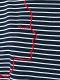 embroidered striped dress