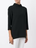 long length roll neck top