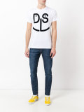 printed front T-shirt