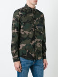 camouflage button down shirt