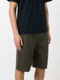 drawstring track shorts 