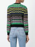 round neck cropped cardigan