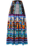 printed maxi skirt 