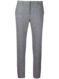 slim-fit cropped trousers