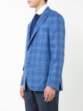 checked blazer 