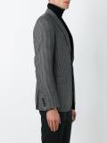 micro print blazer