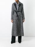 长款束腰带外套