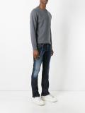 Sexy Boot bleached accent jeans