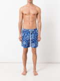 paisley print shorts