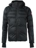 logo patch padded jacket