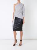 stretch high rise skirt