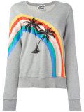 printed palm trees sweatshirt 