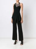 lace inset sleeveless blouse