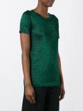 metallic effect knit T-shirt 
