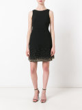 sleeveless beaded dress