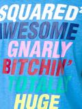 slogan print T-shirt