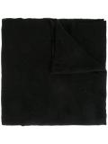 raw edge scarf
