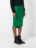 ribbed pencil skirt