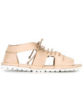 open-toe cut-out sandals