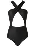 panelled swimsuit