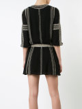 embroidered mini-dress 