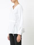 drawstring waist blouse 