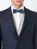 rocket print bow tie