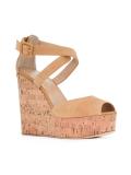peep toe wedge sandals