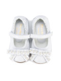 pearl embellished ballerinas 