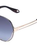 wrapped metal aviator sunglasses