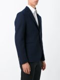 slim-fit deconstructed blazer