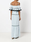 ruffle maxi dress