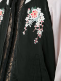 embroidered flower bomber jacket 