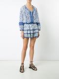 V-neck floral blouse 