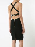 cross back bustier dress