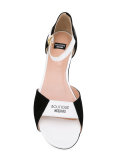 logo print sandals 