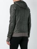 hooded zipped jacket