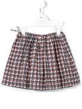 plaid print skirt