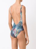 abstract print swimsuit