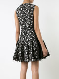 floral lace mini dress