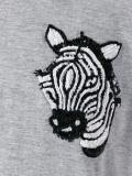 sequinned zebra T-shirt