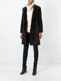 fur panel coat 