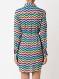 chevron shirt dress