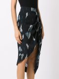 high waist midi skirt