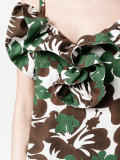 Blooming Onion tropical print dress 