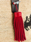 woven Panama shoulder bag