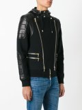biker zip-up hoodie