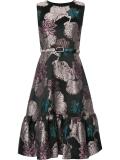 floral jacquard dress 