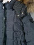 hooded down coat